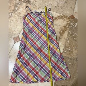 Ralph Lauren Multicolor Plaid Cotton Dress